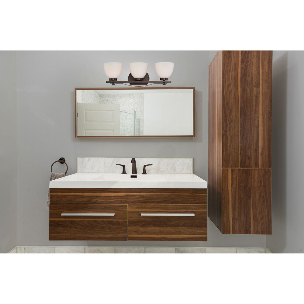 Nuvo Lighting Bentley 3 Light 24 Inch Hazel Bronze Vanity Light Wall Light