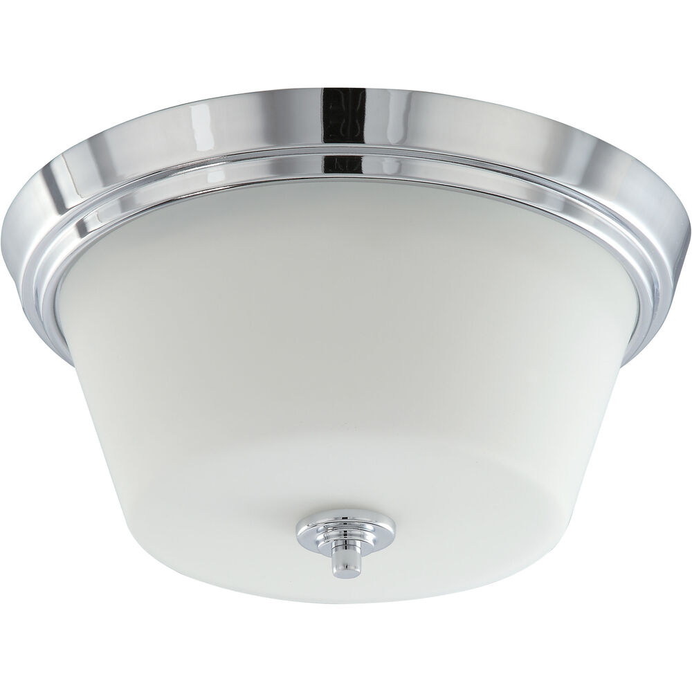 Nuvo Lighting Bento 3 Light 13 Inch Polished Chrome Flush Mount Ceiling Light