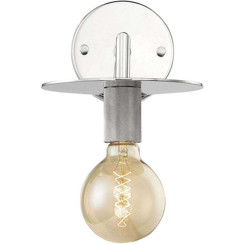 Nuvo Lighting Bizet 1 Light 7 Inch Polished Nickel Vanity Light Wall Light