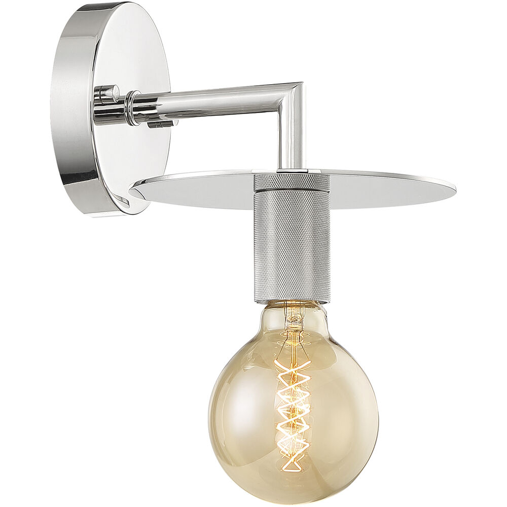 Nuvo Lighting Bizet 1 Light 7 Inch Polished Nickel Vanity Light Wall Light