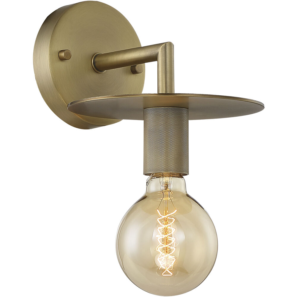 Nuvo Lighting Bizet 1 Light 7 Inch Vintage Brass Vanity Light Wall Light