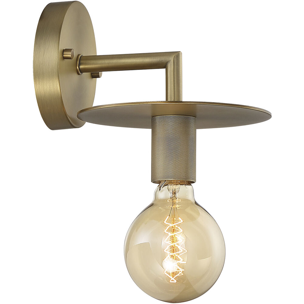 Nuvo Lighting Bizet 1 Light 7 Inch Vintage Brass Vanity Light Wall Light