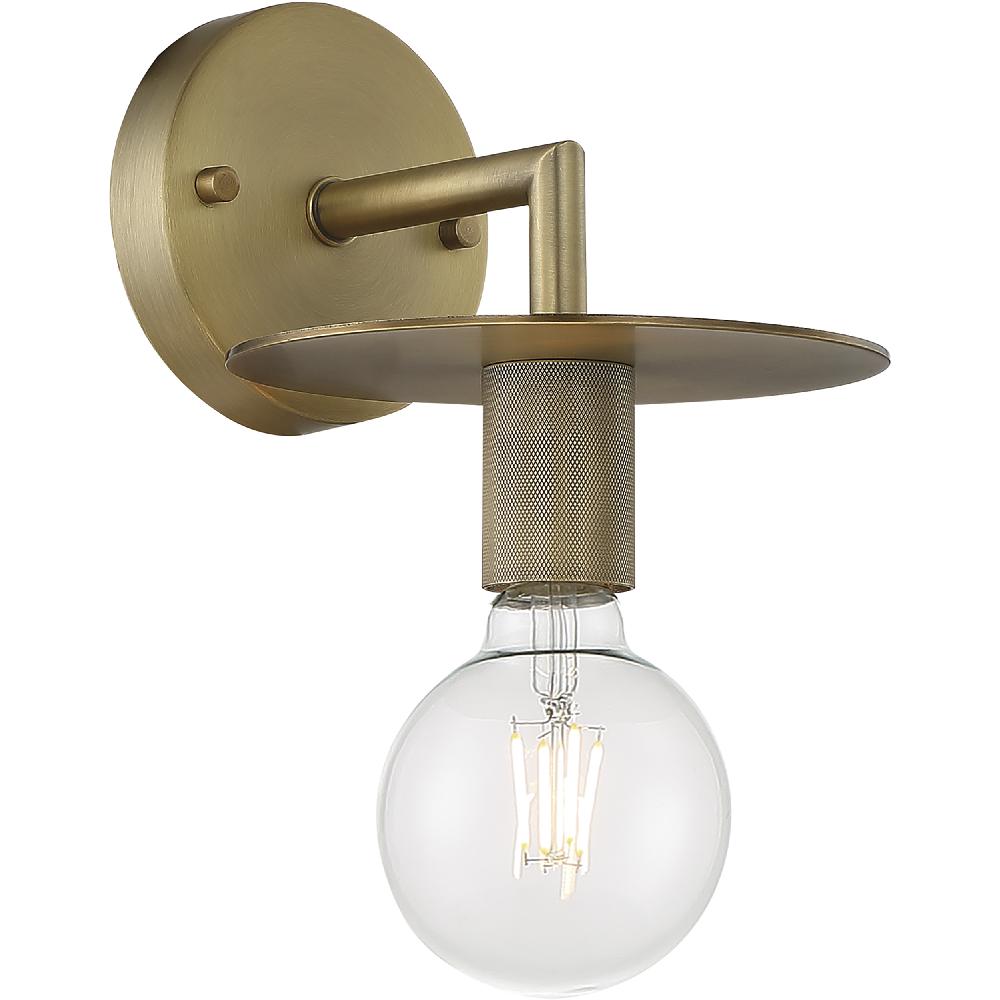 nuvo lighting Bizet 1 Light 7 inch Vintage Brass Vanity Light Wall Light