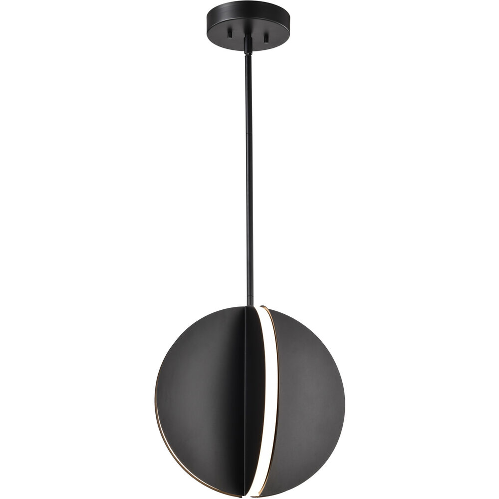 Nuvo Lighting Blaine LED 12.88 Inch Matte Black Pendant Ceiling Light