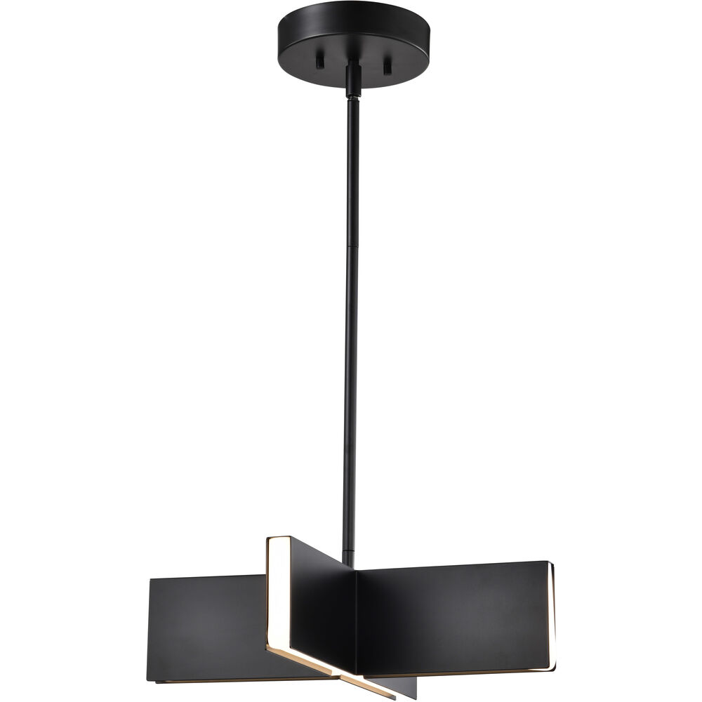 Nuvo Lighting Blaine LED 15.75 Inch Matte Black Pendant Ceiling Light