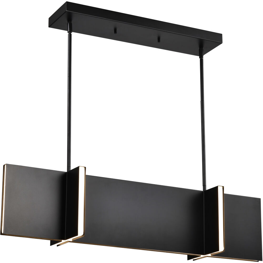 Nuvo Lighting Blaine LED 7.88 Inch Matte Black Pendant Ceiling Light