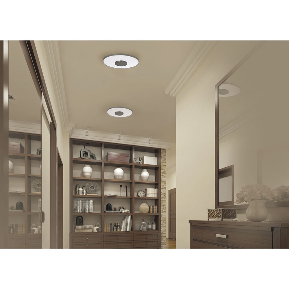 Nuvo Lighting Blink 13 Inch Polished Nickel Flush Mount Ceiling Light