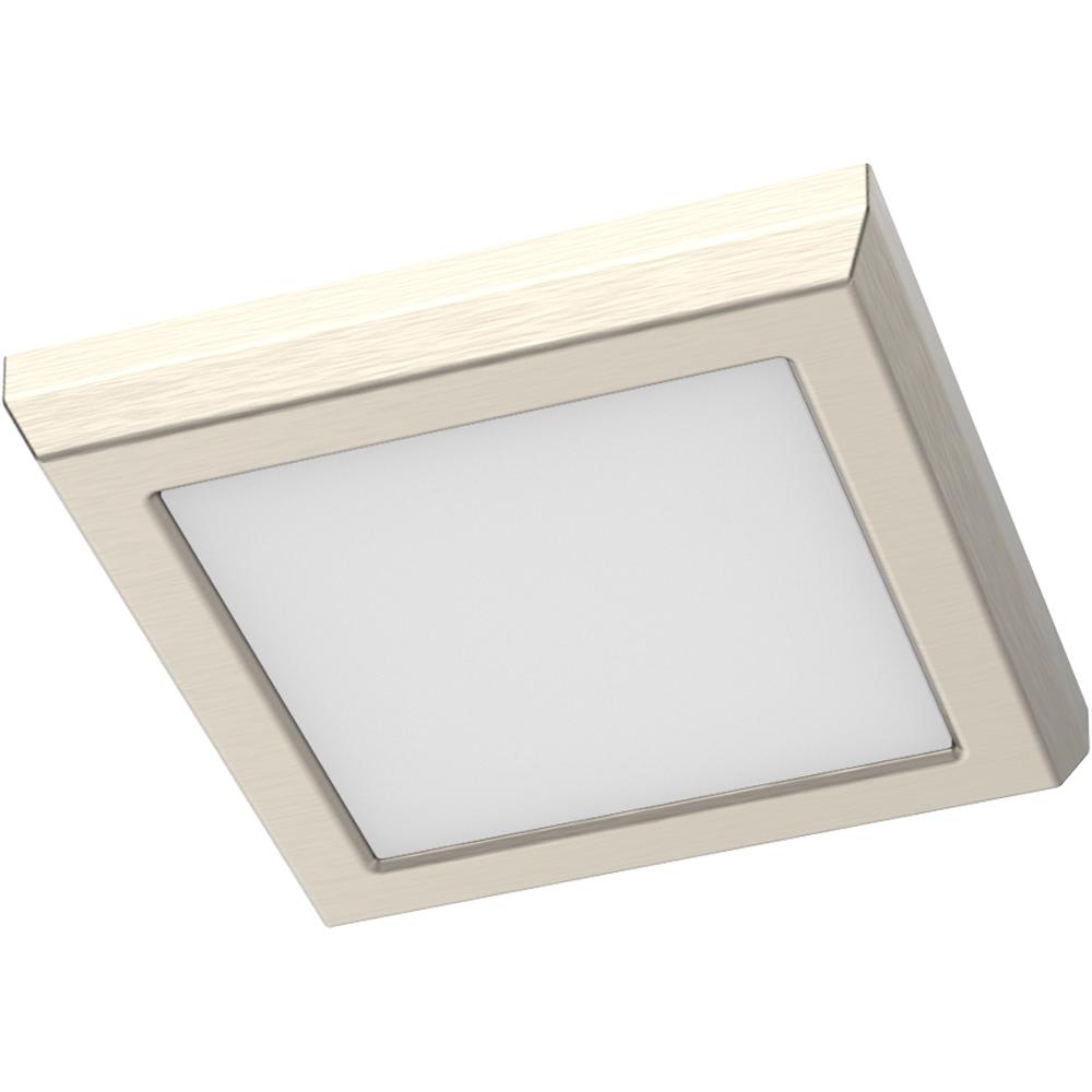 nuvo lighting Blink LED 5 inch Brushed Nickel Edge Lit Ceiling Light