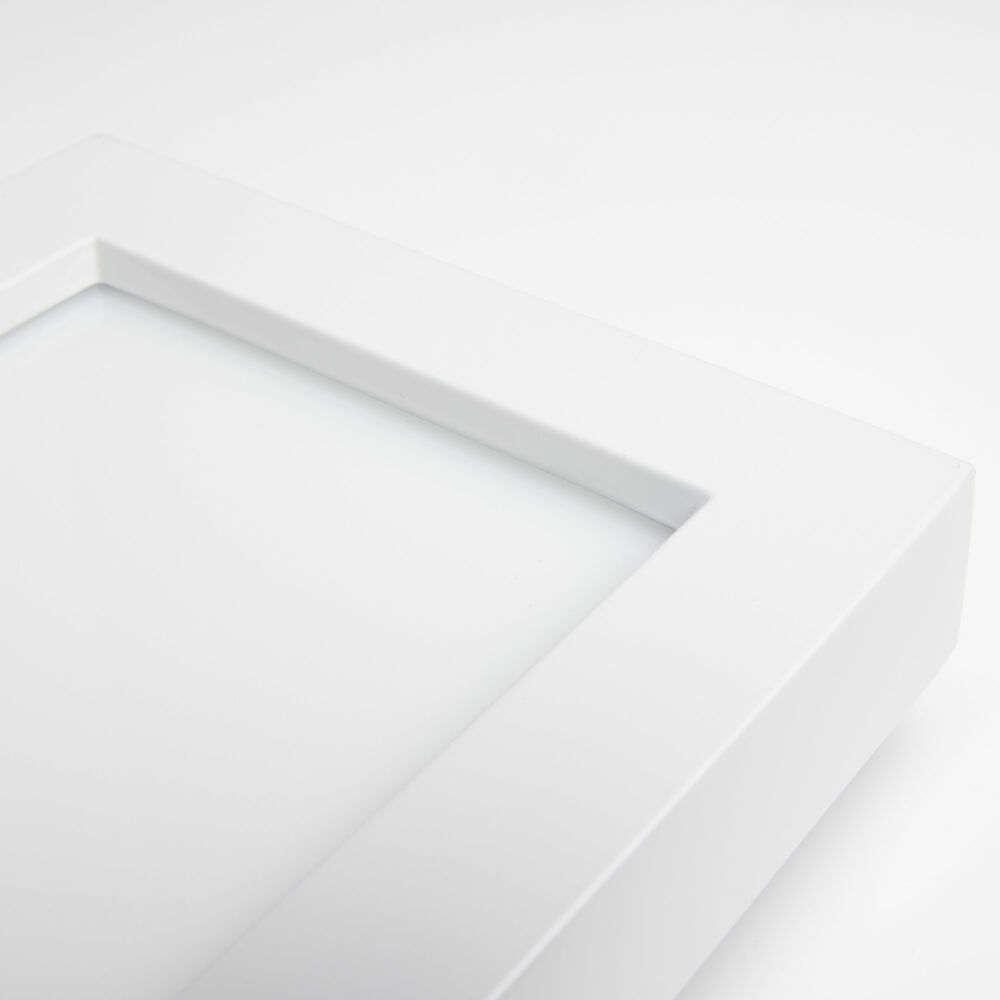 Nuvo Lighting Blink LED 5 Inch White Flush Mount Ceiling Light Rectangle