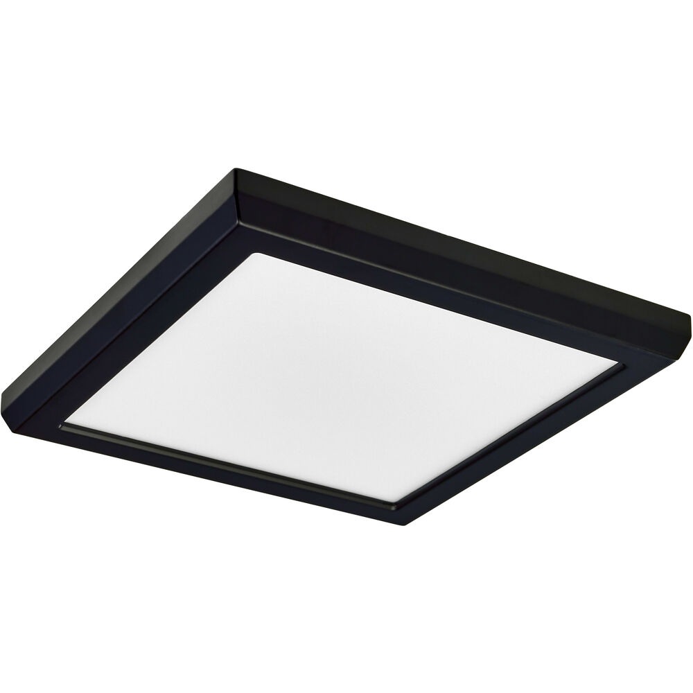 Nuvo Lighting Blink LED 7 Inch Black Edge Lit Ceiling Light
