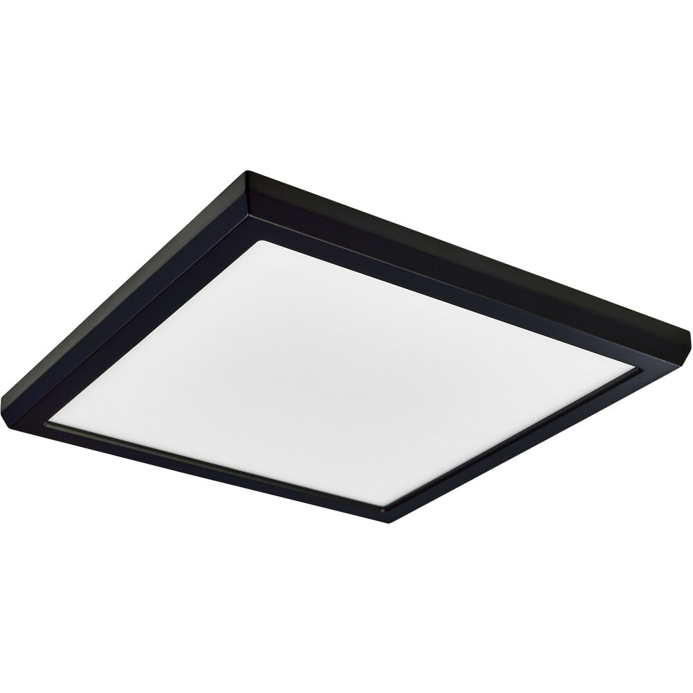 Nuvo Lighting Blink LED 9 Inch Black Edge Lit Ceiling Light