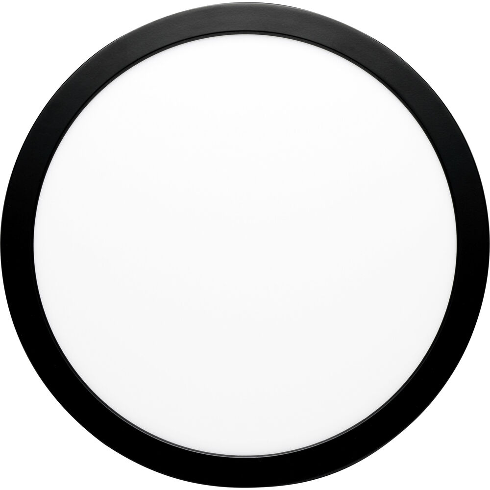 Nuvo Lighting Blink Pro+ LED 12 Inch Black Edge Lit Flush Mount Ceiling Light