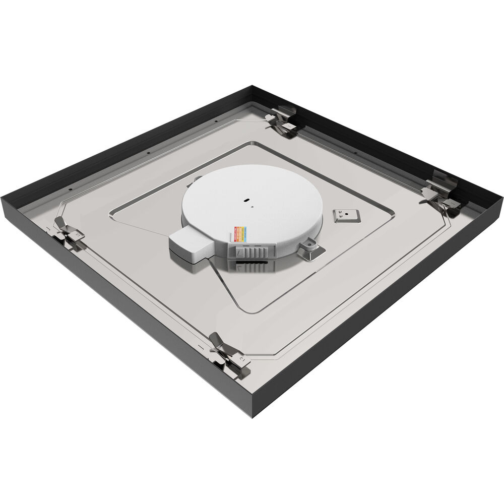 Nuvo Lighting Blink Pro+ LED 12 Inch Black Edge Lit Flush Mount Ceiling Light