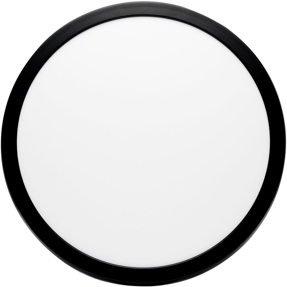 Nuvo Lighting Blink Pro+ LED 15 Inch Black Edge Lit Flush Mount Ceiling Light