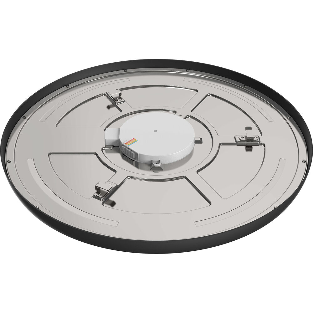 Nuvo Lighting Blink Pro+ LED 19 Inch Black Edge Lit Flush Mount Ceiling Light