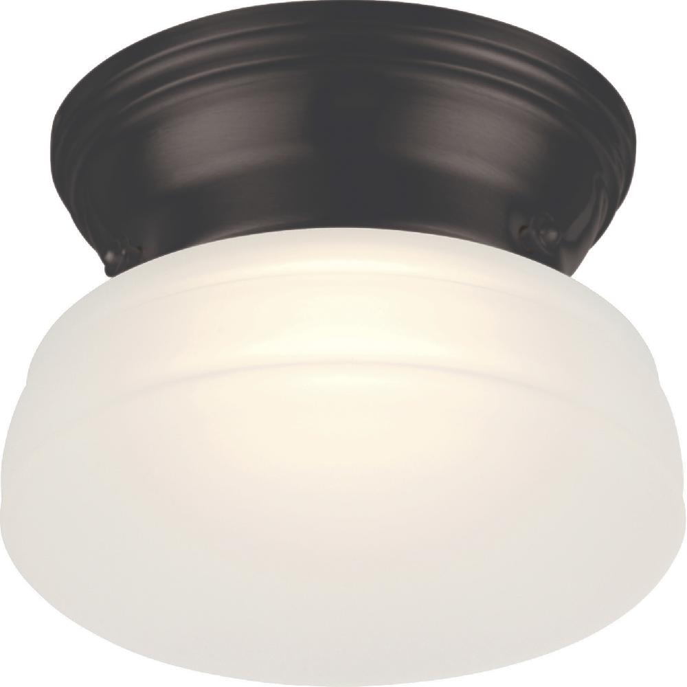 nuvo lighting Bogie LED 6 inch Mahogany Bronze Flush Mount Ceiling Light