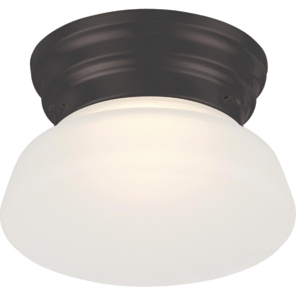 nuvo lighting Bogie LED 6 inch Mahogany Bronze Flush Mount Ceiling Light