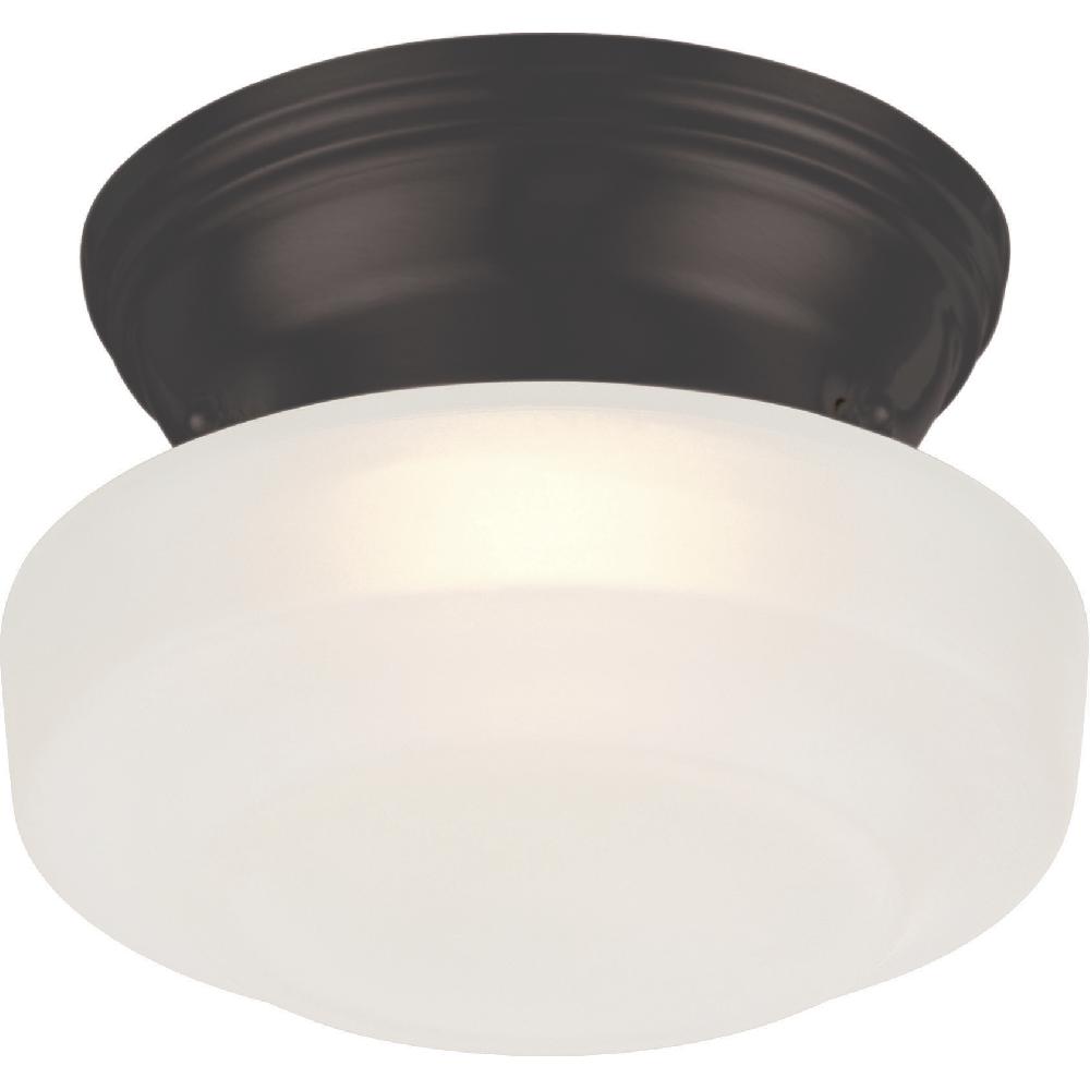 nuvo lighting Bogie LED 6 inch Mahogany Bronze Flush Mount Ceiling Light