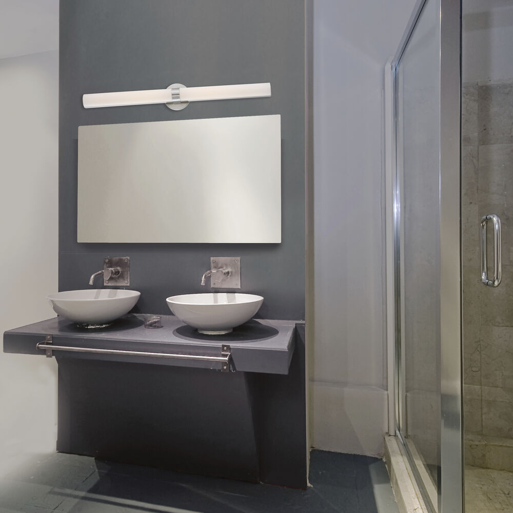 Nuvo Lighting Bond LED 6 Inch Brushed Nickel Vanity Light Wall Light