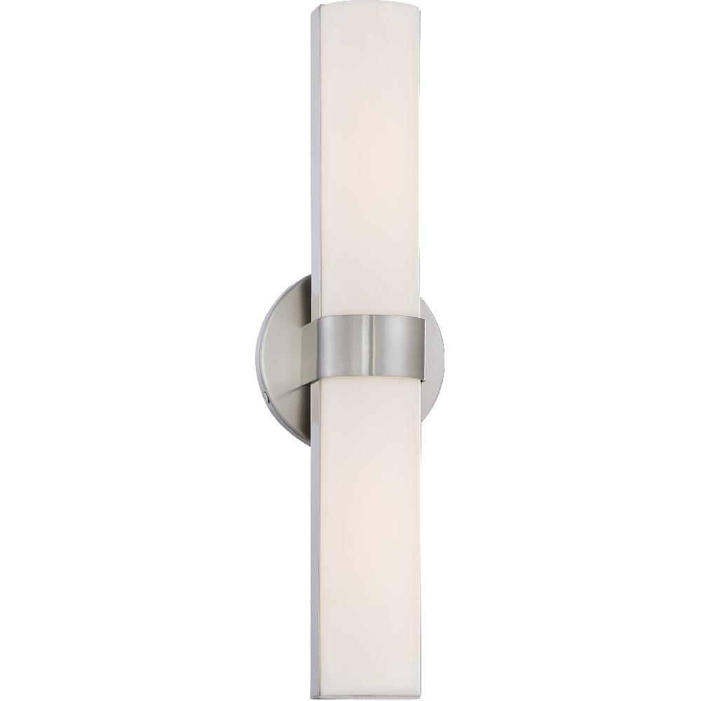 nuvo lighting Bond LED 6 inch Brushed Nickel Vanity Light Wall Light