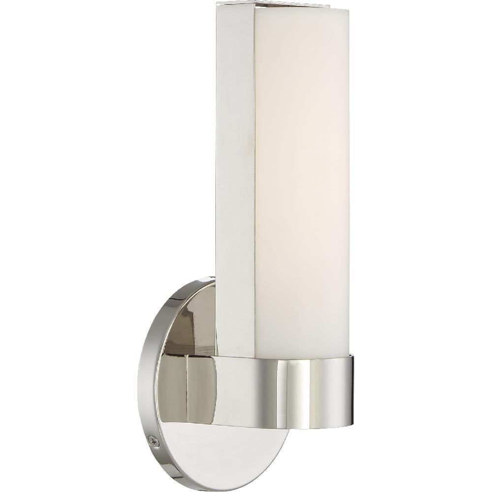 nuvo lighting Bond LED 6 inch Polished Nickel Vanity Light Wall Light