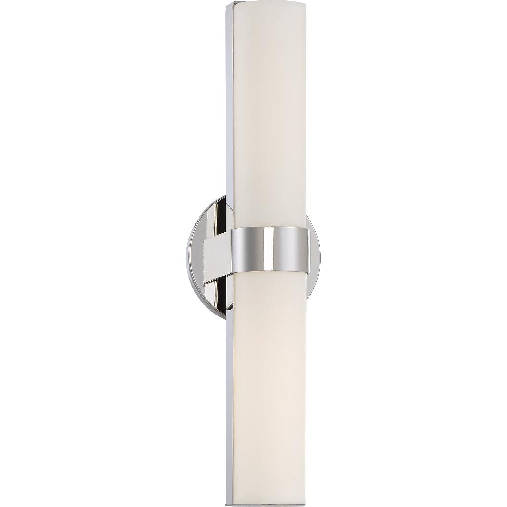 nuvo lighting Bond LED 6 inch Polished Nickel Vanity Light Wall Light nuvo lighting Bond LED 6 inch Polished Nickel Vanity Light Wall Light