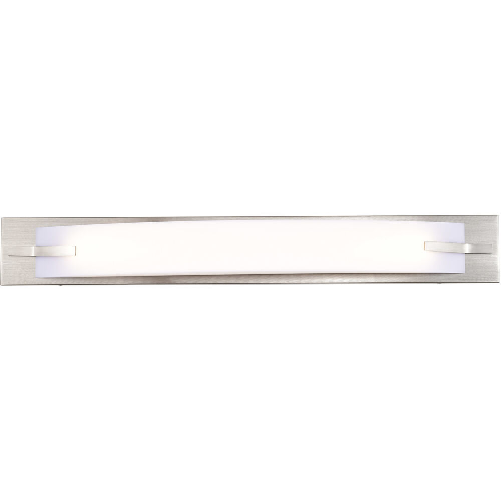 Nuvo Lighting Bow LED 31 Inch Brushed Nickel Vanity Light Wall Light
