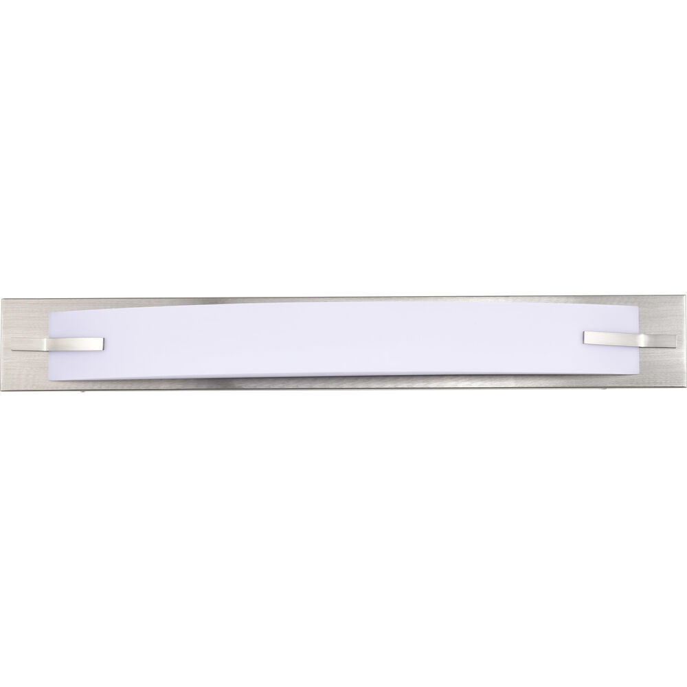 Nuvo Lighting Bow LED 31 Inch Brushed Nickel Vanity Light Wall Light