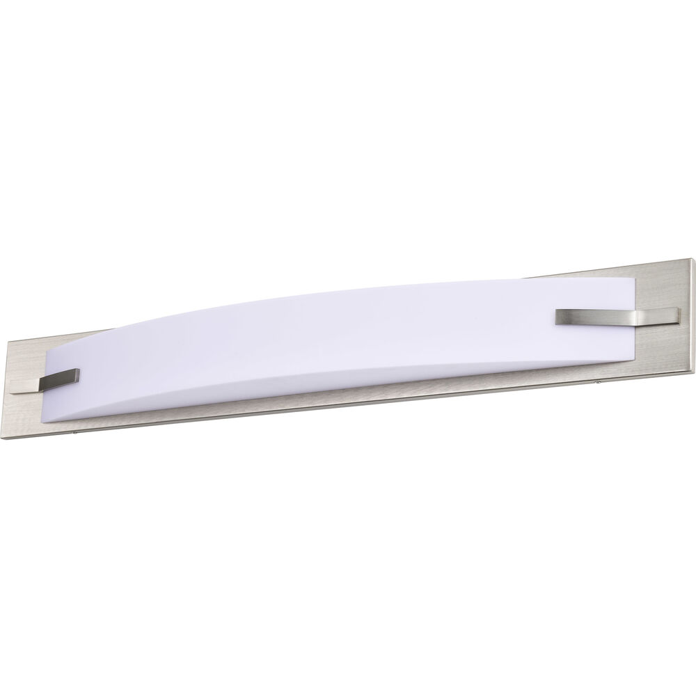 Nuvo Lighting Bow LED 31 Inch Brushed Nickel Vanity Light Wall Light