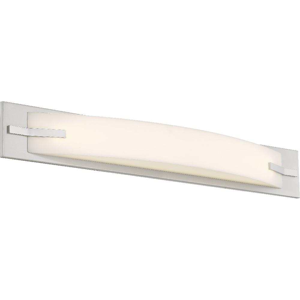 nuvo lighting Bow LED 31 inch Brushed Nickel Vanity Light Wall Light
