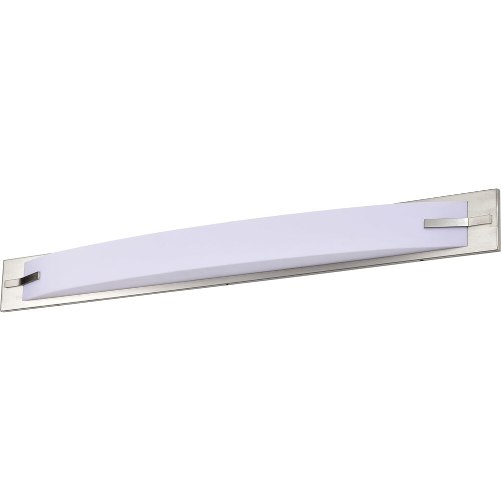 Nuvo Lighting Bow LED 43 Inch Brushed Nickel Vanity Light Wall Light