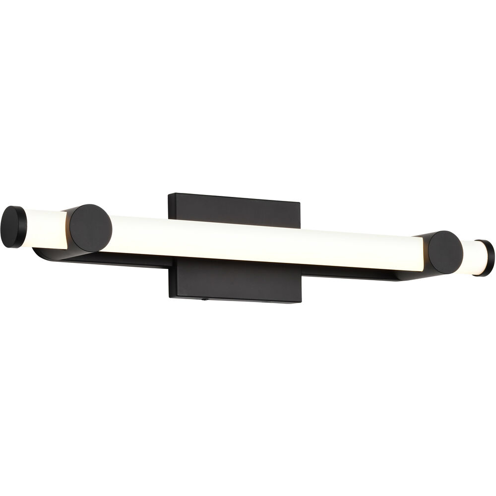 Nuvo Lighting Bowman LED 24 Inch Matte Black Vanity Light Wall Light