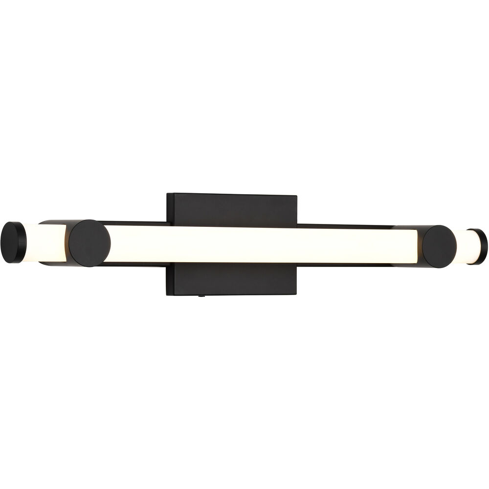 Nuvo Lighting Bowman LED 24 Inch Matte Black Vanity Light Wall Light