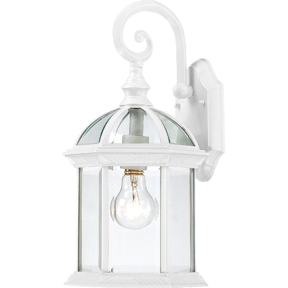 nuvo lighting Boxwood 1 Light 16 inch White Outdoor Wall Sconce