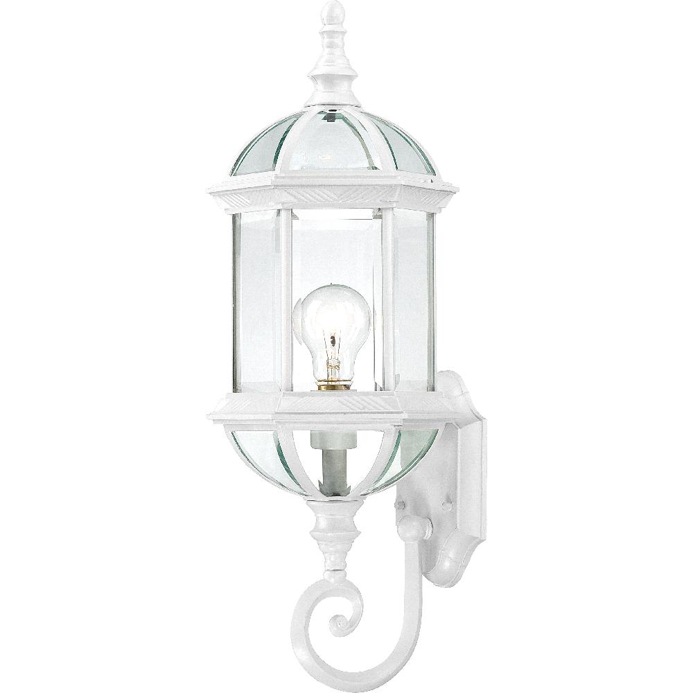 nuvo lighting Boxwood 1 Light 22 inch White Outdoor Wall Sconce