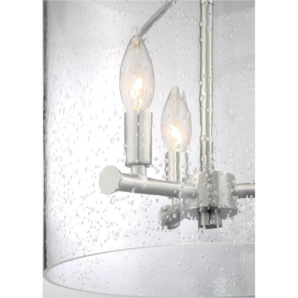 Nuvo Lighting Bransel 3 Light 12 Inch Brushed Nickel Pendant Ceiling Light