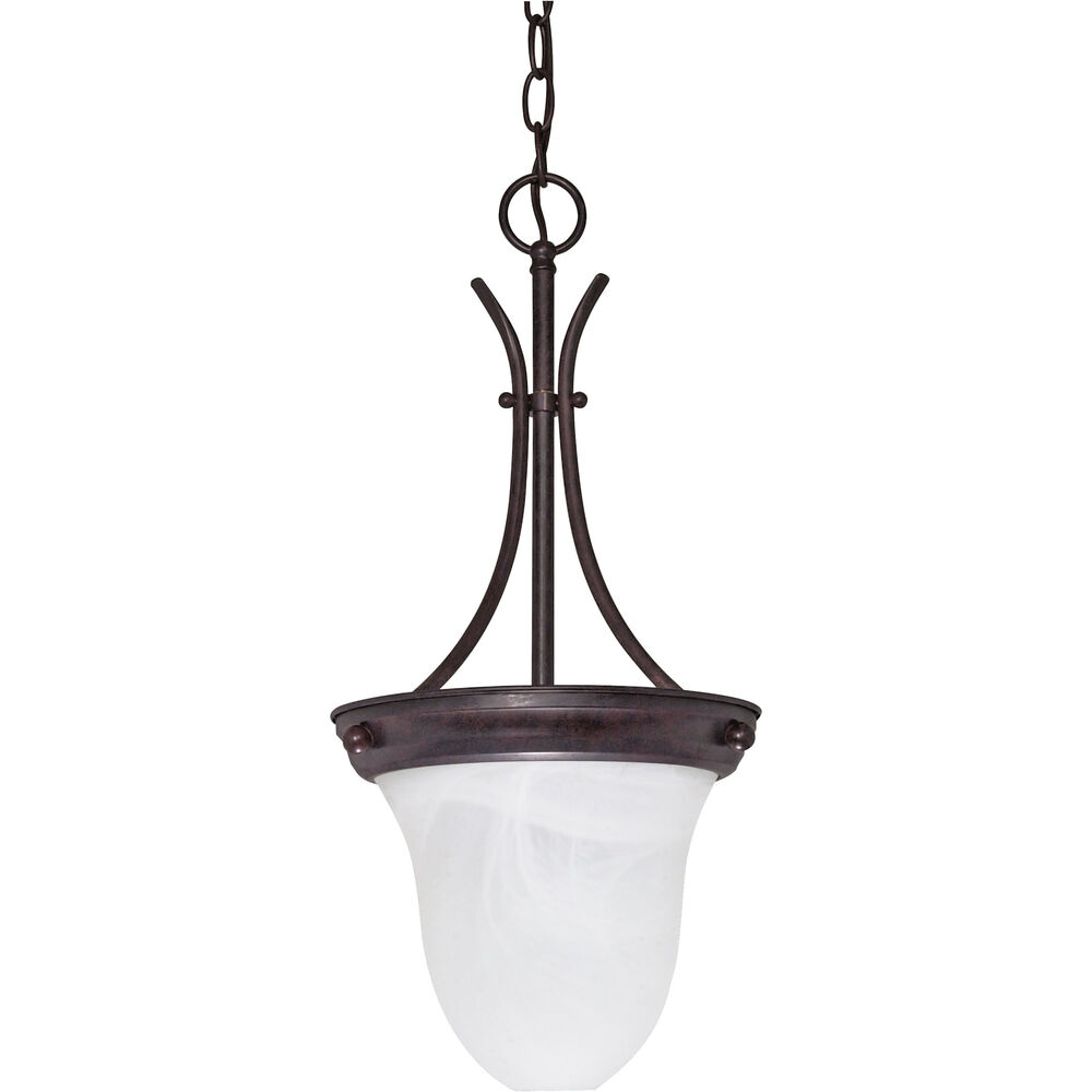 Nuvo Lighting Brentwood 1 Light 10 Inch Brushed Nickel Pendant Ceiling Light