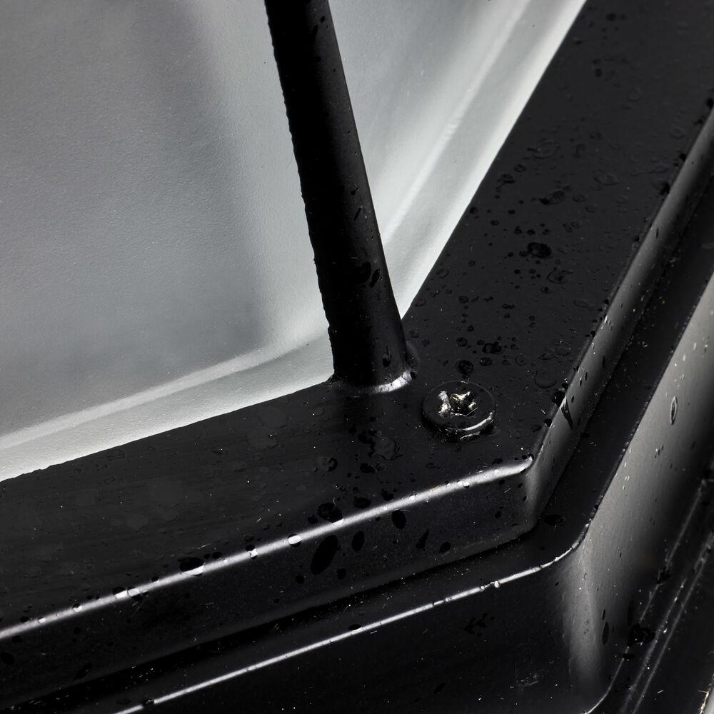 Nuvo Lighting Brentwood 1 Light 11 Inch Textured Black Outdoor Flushmount