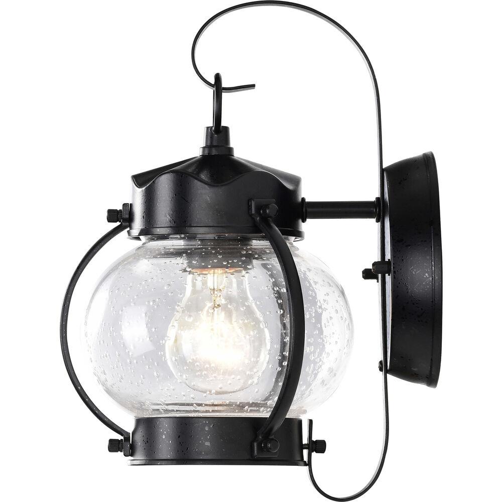 Nuvo Lighting Brentwood 1 Light 11 Inch Textured Black Outdoor Wall Lantern
