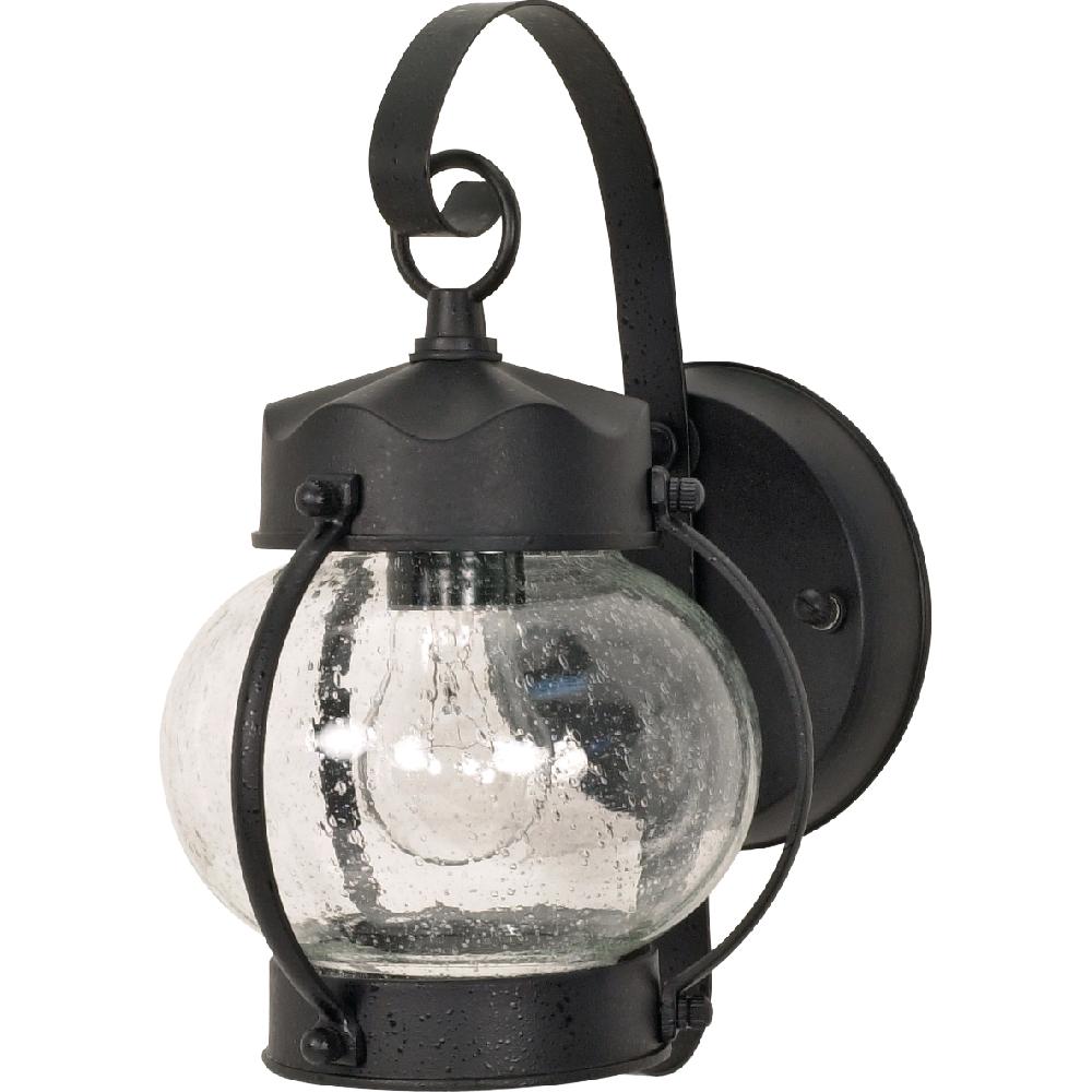 nuvo lighting Brentwood 1 Light 11 inch Textured Black Outdoor Wall Lantern