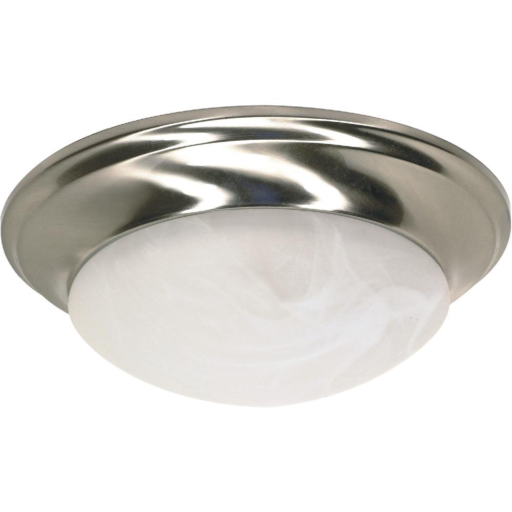 nuvo lighting Brentwood 1 Light 12 inch Brushed Nickel Flush Mount Ceiling Light
