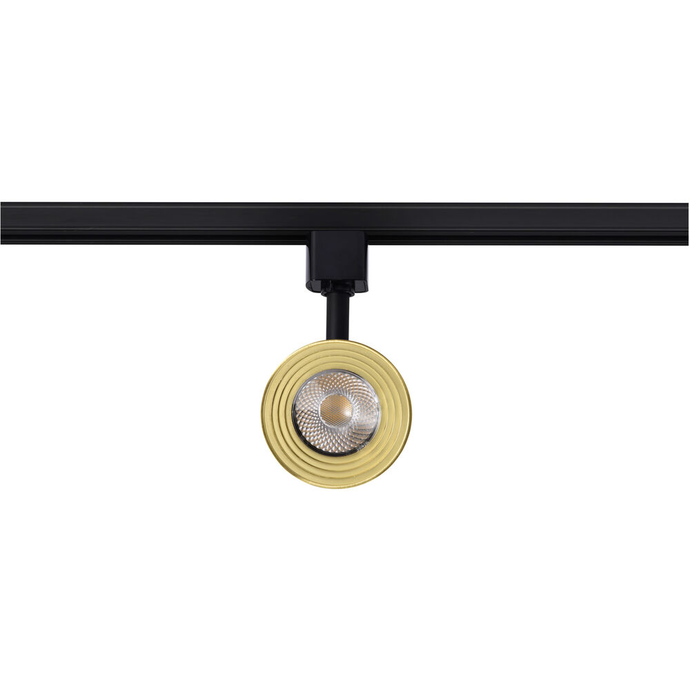 Nuvo Lighting Brentwood 1 Light 120 Matte Black And Brushed Brass Track Lighting Ceiling Light