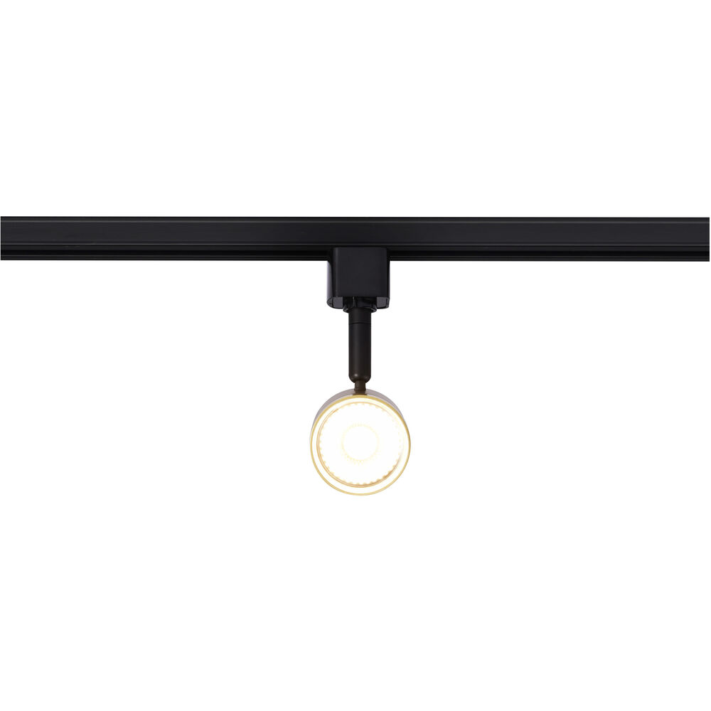 Nuvo Lighting Brentwood 1 Light 120 Matte Black And Brushed Brass Track Lighting Ceiling Light