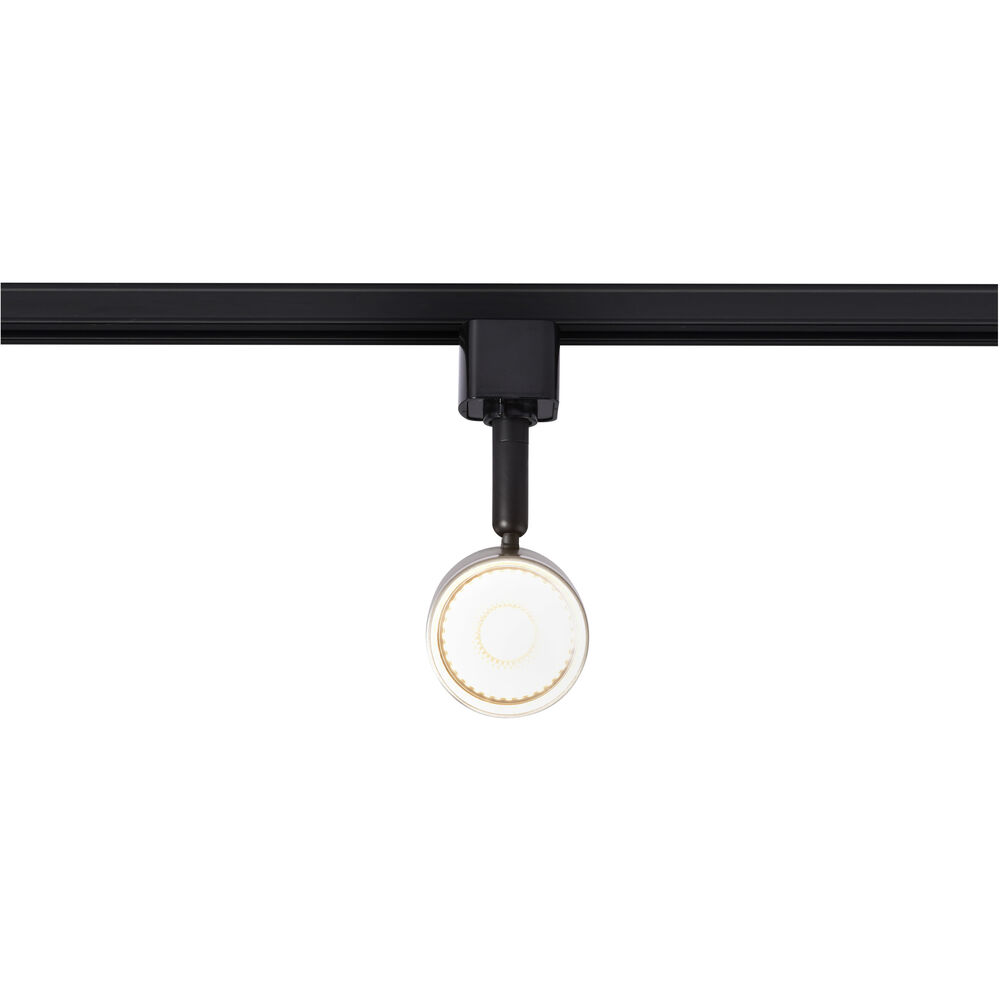 Nuvo Lighting Brentwood 1 Light 120 Matte Black And Brushed Nickel Track Lighting Ceiling Light
