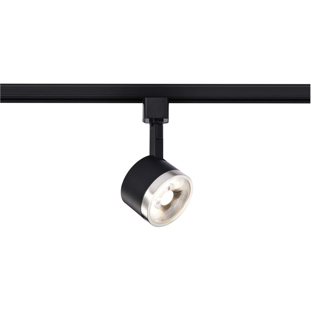 Nuvo Lighting Brentwood 1 Light 120 Matte Black And Brushed Nickel Track Lighting Ceiling Light