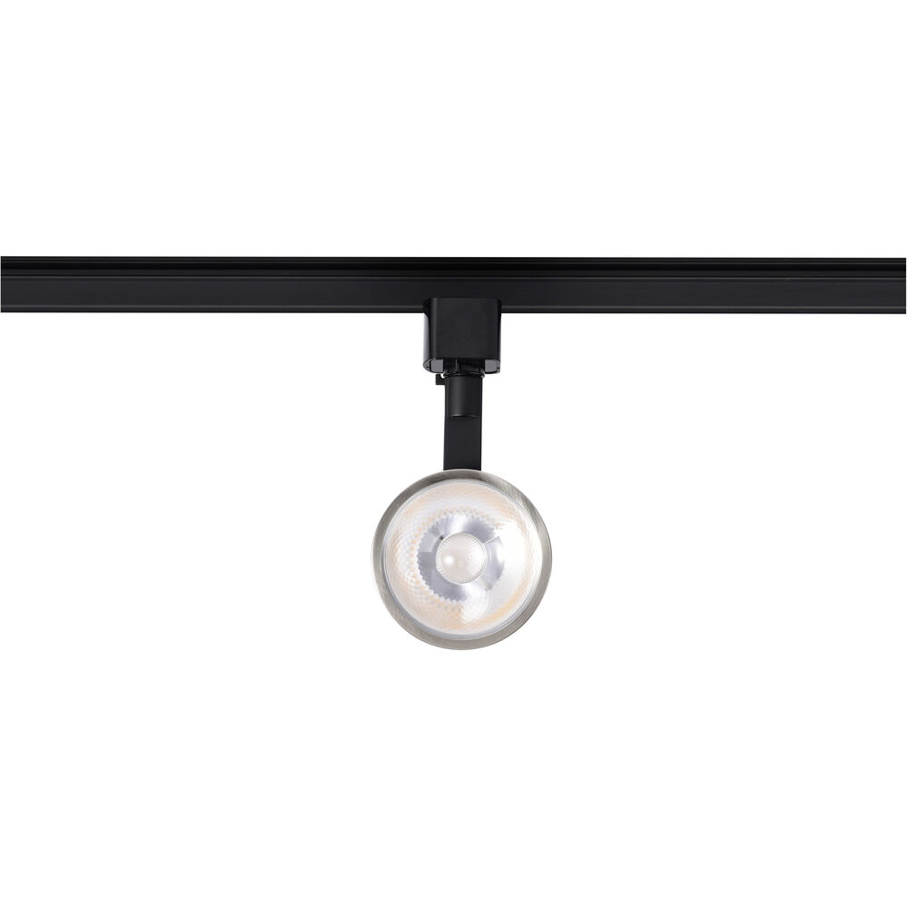 Nuvo Lighting Brentwood 1 Light 120 Matte Black And Brushed Nickel Track Lighting Ceiling Light