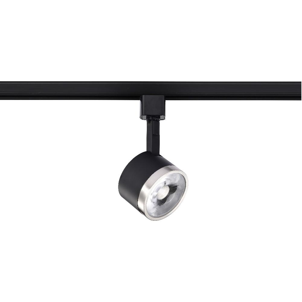 nuvo lighting Brentwood 1 Light 120 Matte Black and Brushed Nickel Track Lighting Ceiling Light