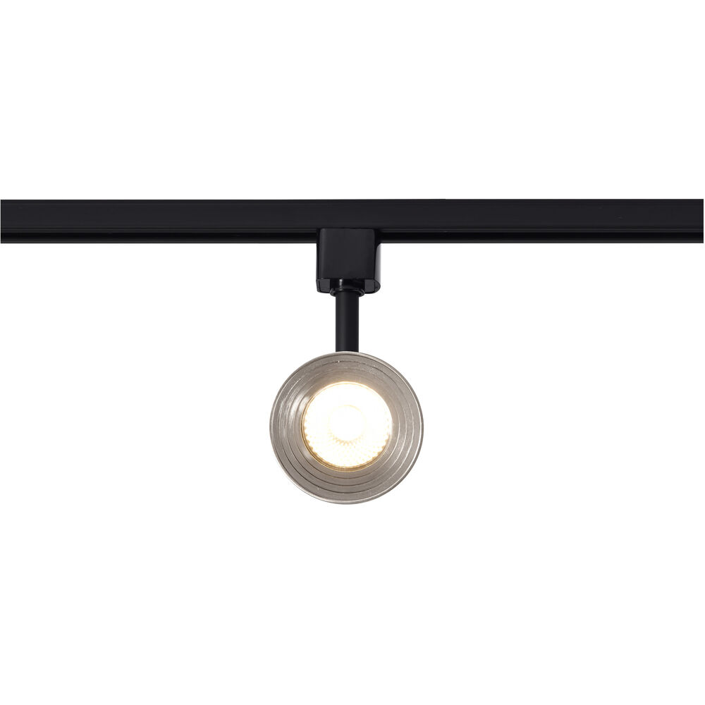 Nuvo Lighting Brentwood 1 Light 120 Matte Black And Brushed Nickel Track Lighting Ceiling Light