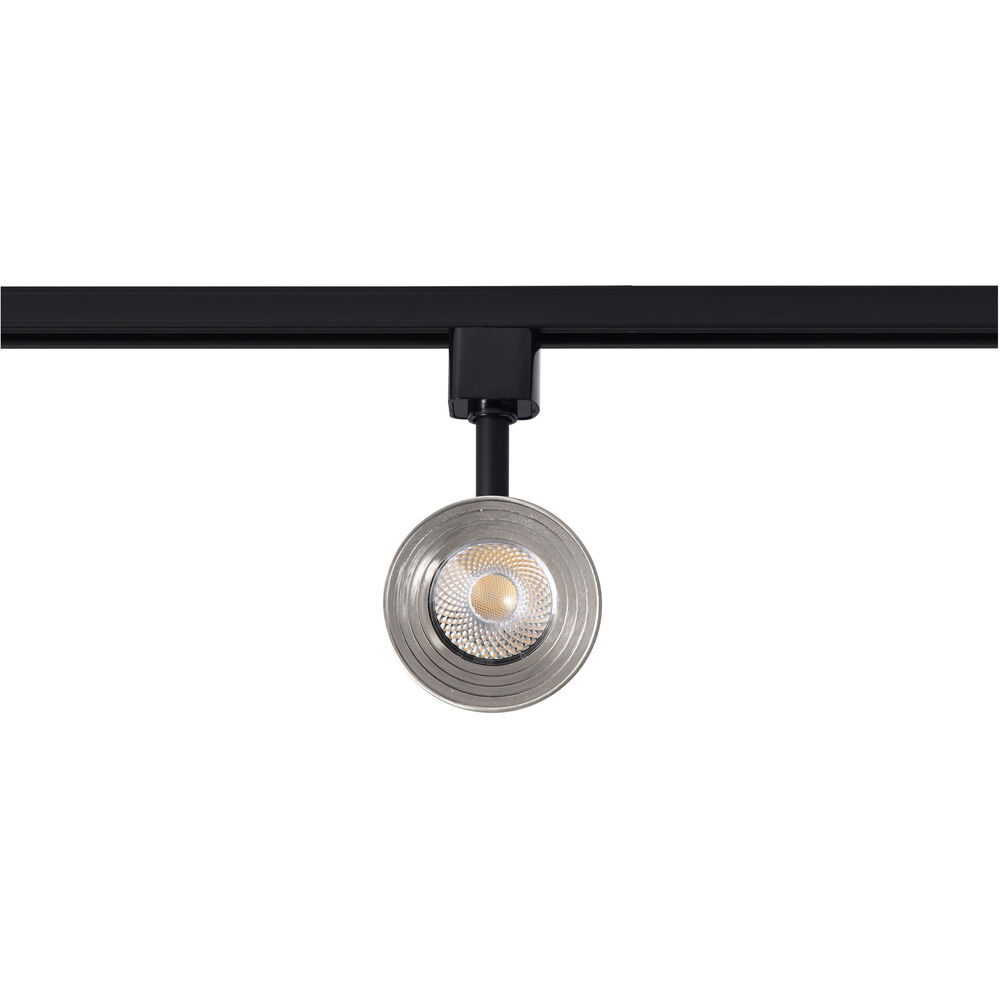 Nuvo Lighting Brentwood 1 Light 120 Matte Black And Brushed Nickel Track Lighting Ceiling Light