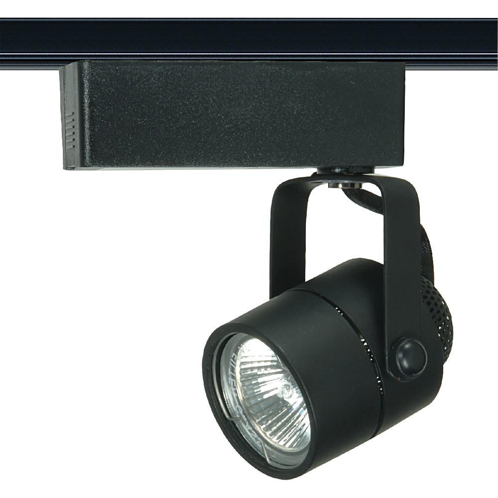 nuvo lighting Brentwood 1 Light 12V Black Track Lighting Ceiling Light Round
